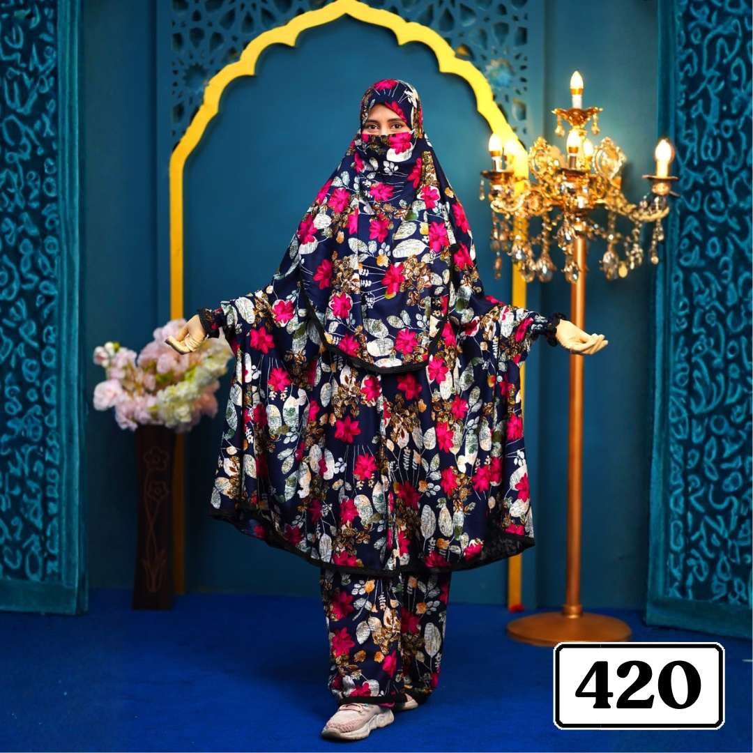 Khimar with plaju - Code 420