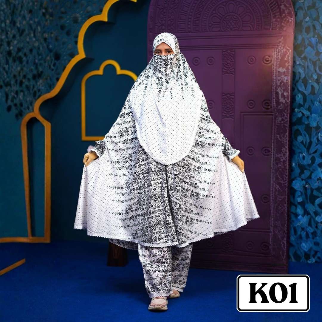 Khimar with plaju - Code K01