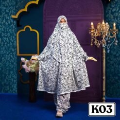 Khimar with plaju  - Code K03