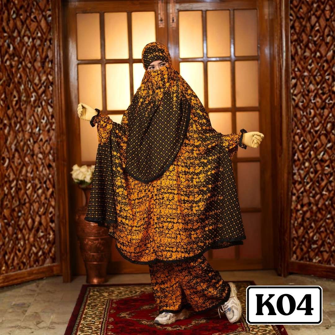 Khimar with plaju - Code K04