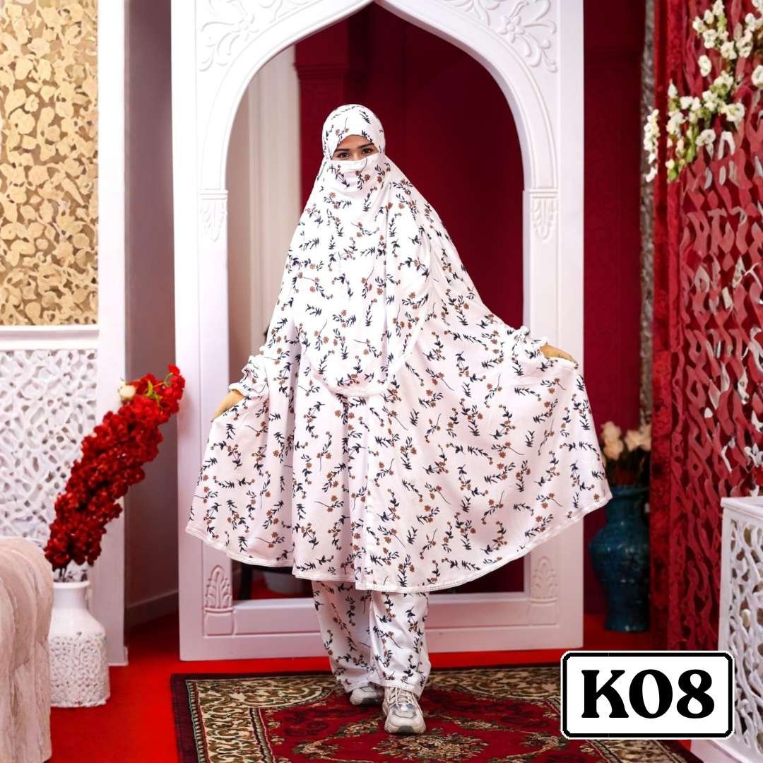 Khimar with plaju - Code K08