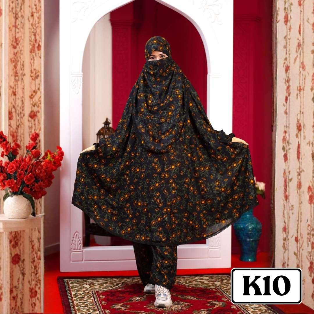 Khimar with plaju - Code K10