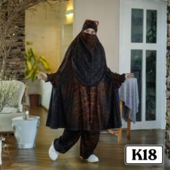 Khimar with plaju  - Code K18