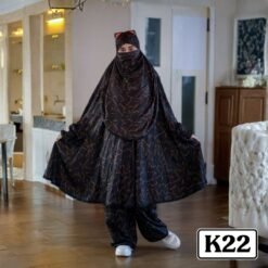 Khimar with plaju  - Code K22